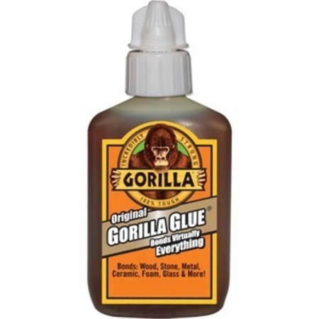 GORILLA GLUE 5000201 Glue, Brown, 2 oz Bottle GOR5000201